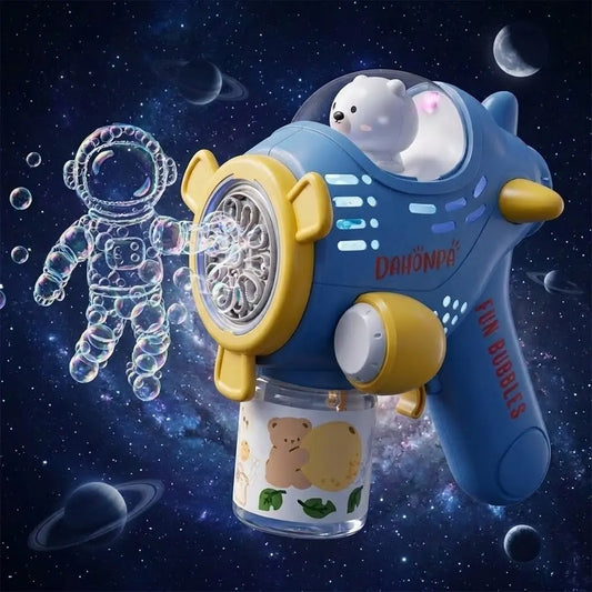 DAHONPA Astronaut Bear Bubble Gun for Kids - Automatic Bubble Blower for Outdoor Fun & Party Toys DAHONPA