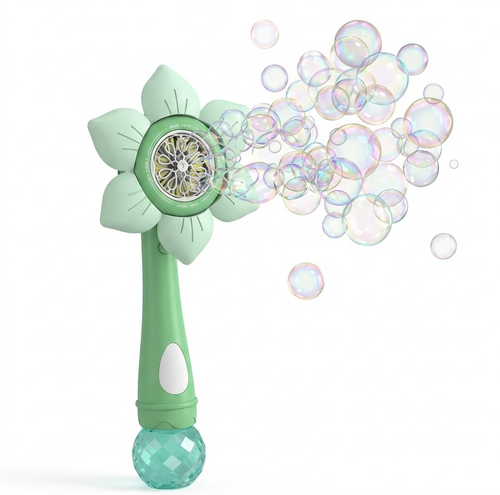 DAHONPA Automatic Sunflower Bubble Wand – Rechargeable Electric Bubble Machine for Kids, Outdoor Summer Fun Toy