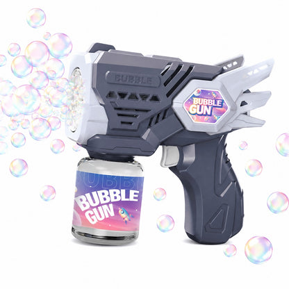 DAHONPA Futuristic Space-Themed Bubble Gun – Rechargeable Automatic Bubble Blaster with Lithium Battery