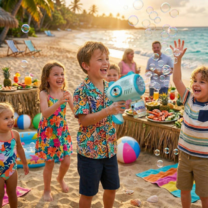 DAHONPA Ignite Your Child's Imagination with the Space Adventure Bubble Gun!